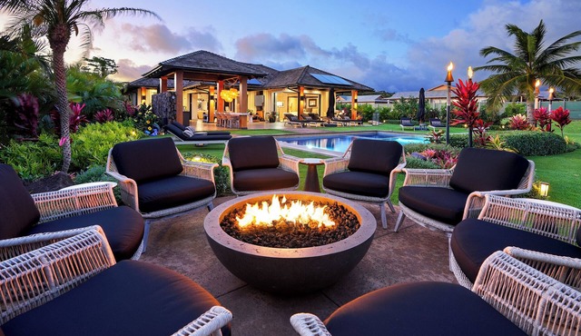 Hale Pakika at Kukui'ula: Exclusive 5BR Estate Private Pool, Golf & Ocean Vistas in Koloa