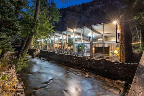 Historic Lodge located on Big Cottonwood River in Salt Lake City