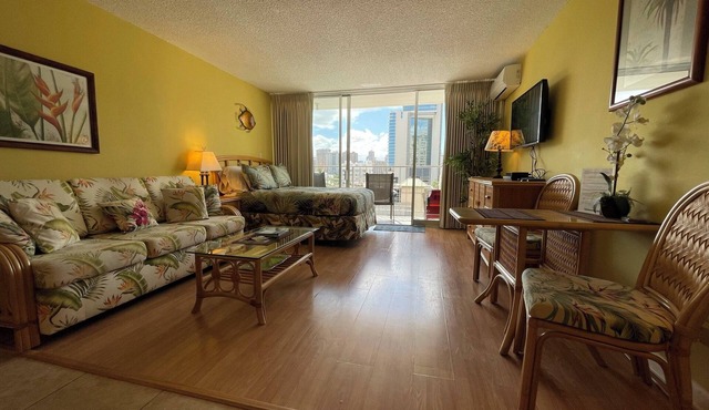 💎LOCATION💎 5min to 🏄‍♀️🏊‍♀️🐠🦈🌸 free parking 🚙🅿️, fast WIFI💻 🌺F09A06🌺 in Honolulu