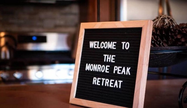 Monroe Peak Retreat ~ Comfortable Mountain Cabin with a view of Monroe Peak in Monroe