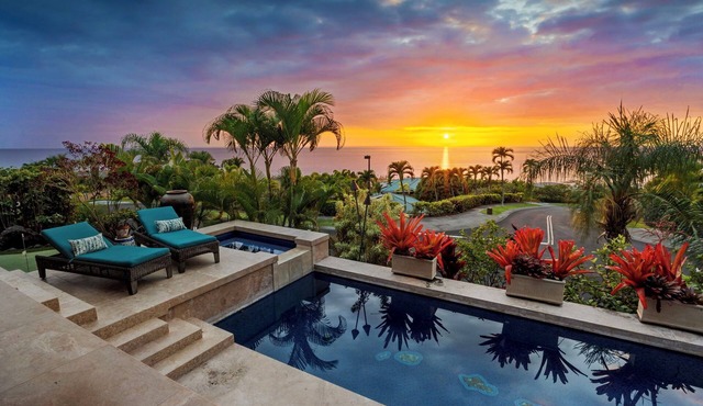 🏖️Ocean View Kona Home | Saltwater Pool + Private Suites