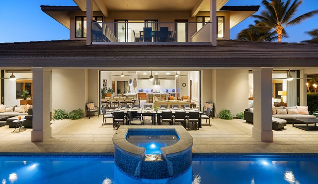 Ocean View Villa w/Pool, Game Room + More! Free Access to Mauna Lani Sport Club in Waikoloa Village