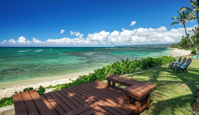 Oceanfront Family Escape w/A/C, Large Yard and Sunset Deck