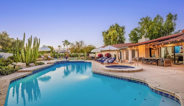 Prime Location, Sparkling Pool, Relaxing Spa, Fun Sports Court, and Much More! in Scottsdale