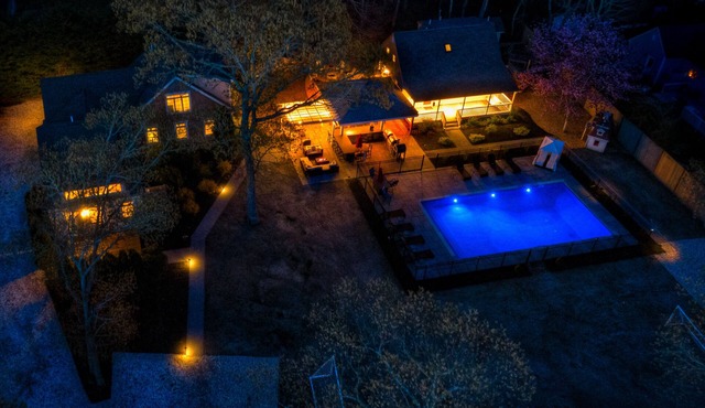 Private estate, 3 homes, pool, outdoor kitchen, walk to beach! in Eastham