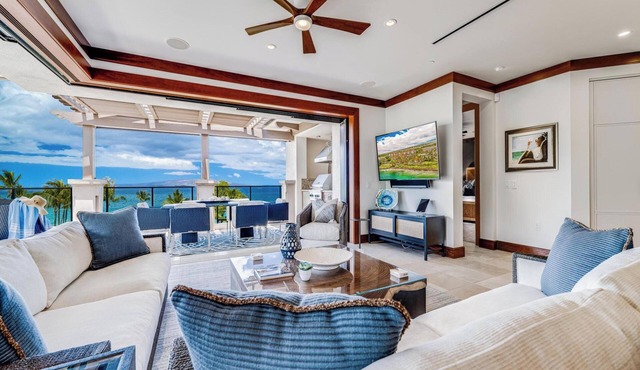 Recently Renovated | Wrap-Around Ocean Views | Wailea Beach Villas D302