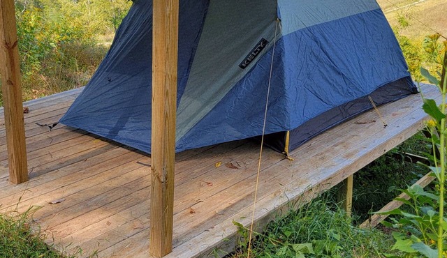 Saddle View campsite at phenomenal campground retreat in Lebanon in Lebanon