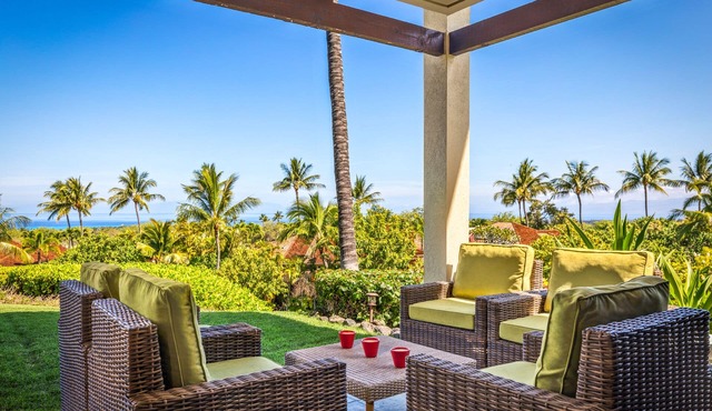 Serene 3BR Hainoa Villa 2907C at Hualalai – Lush Island Setting & Ocean Views
