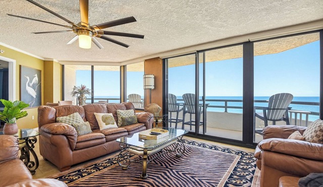 Spacious 3-BR on 9th Floor in amazing Daytona Beach Shores on the NO DRIVE BEACH in Daytona Beach Shores