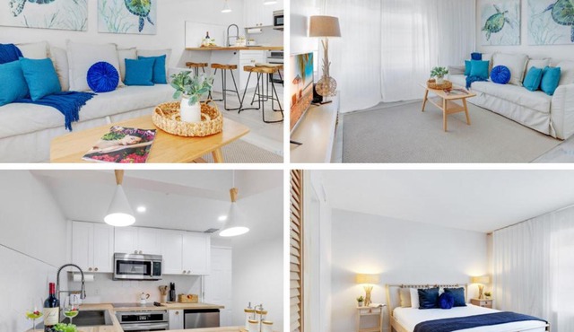 Spacious Apt 2 Blocks to Beach and Collins Park in Miami Beach