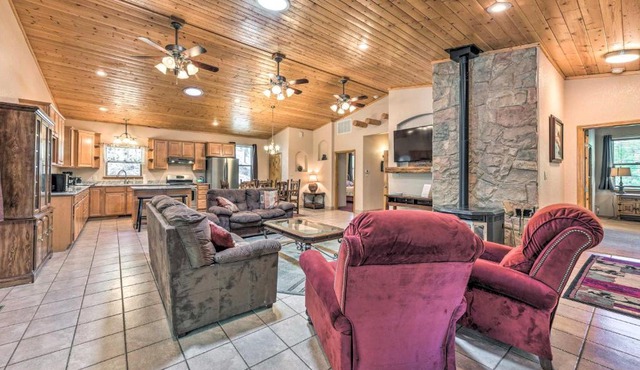 Spacious Stucco Home with Multi-Level Patio! in Ruidoso