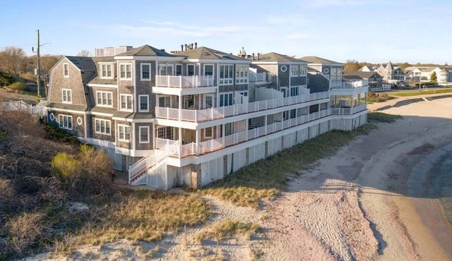 Stunning Ocean Front Location on Private Beach in Falmouth