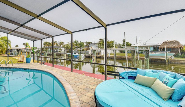 Sunny South Daytona Home w/Pool & Grill! in Daytona Beach