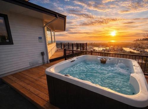 The White Haus - Harbor Views, Hot Tub, Game Room in Brookings