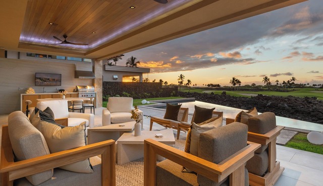 Upscale 6BR One Ocean Estate GE3 at Mauna Lani – Golf Course Views & Pool