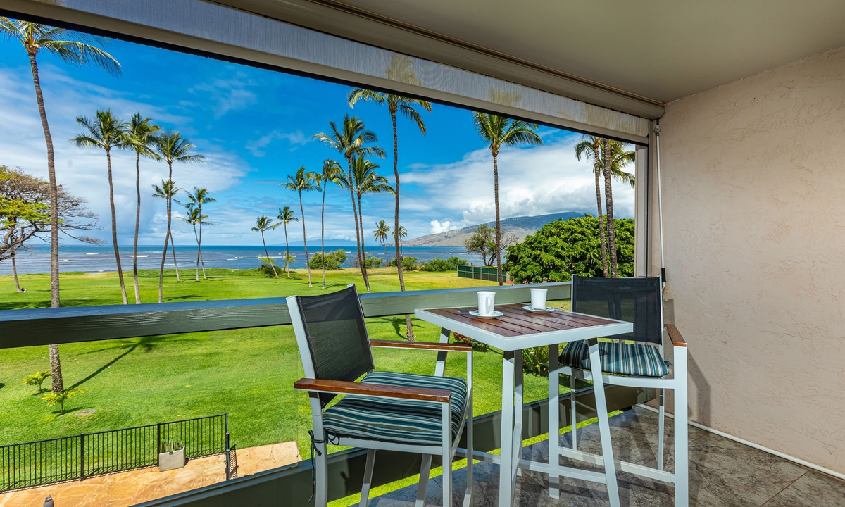 Kihei Condo | Leinaala Oceanfront #302 Panoramic Ocean Front View, A/C Great Location, Pool