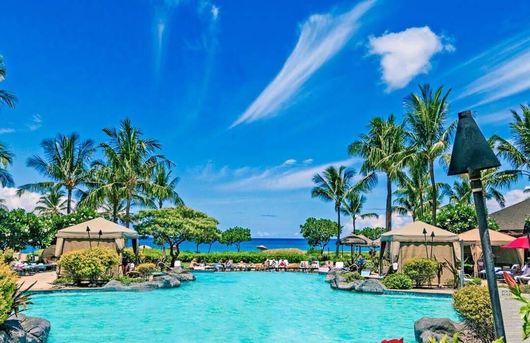 Honokowai Condo | Maui Resort Rentals: Honua Kai Konea 331 - Large Upgraded Studio w/Lush Courtyard and Peek-a-boo Ocean Views