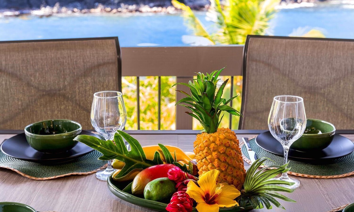 Keauhou Condo | Kanaloa at Kona 3303: Luxe Oceanfront 3BR Condo w/Pacific Views, Tennis & Pools