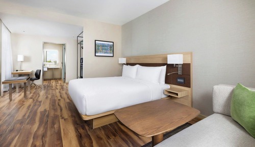 Room, 1 King Bed, Hearing Accessible, City View (Roll-in Shower)