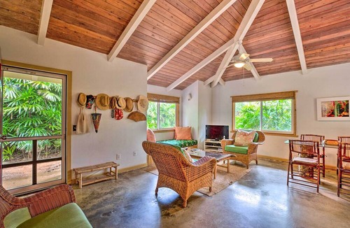 Wailua Cottage | 'melemele' Kapa'a Cottage: 1 Block to Beach!