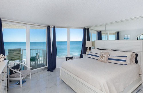 Daytona Beach Shores Condo | Quiet Beachside Condo-The Shores Club #804-Pickleball -Heated Pool -Fitness Room