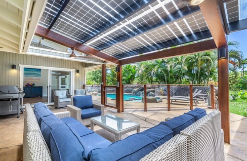 Princeville House | Lani Oasis: Tropical North Shore Retreat w/Pool & AC