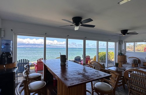 Kahana House | Private gated home with 300 Foot private beach front, beach toys and much more!
