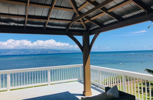 Kahana House | Private gated home with 300 Foot private beach front, beach toys and much more!