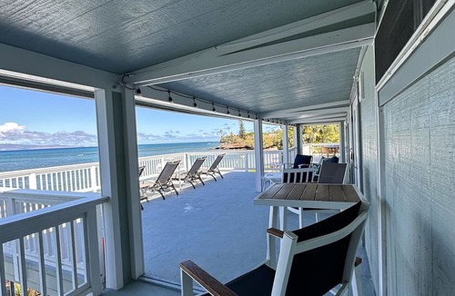Kahana House | Private gated home with 300 Foot private beach front, beach toys and much more!