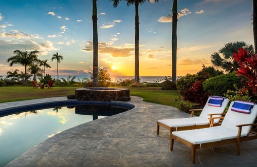 Kailua-Kona House | 🏖️Kona Ocean View Home w/Pool + Lanai | Kahakai Estates