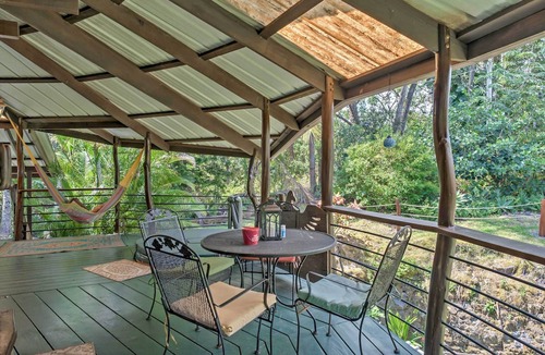 Keaau House | Tropical Cabana w/Deck, Hot Tub & Lush Scenery!