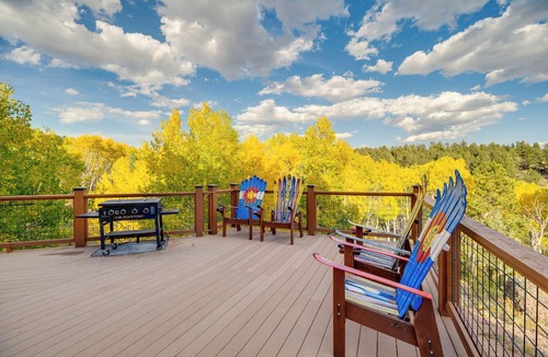 Florissant Cabin | Secluded Mountain Family Home w/Pike Peaks Views