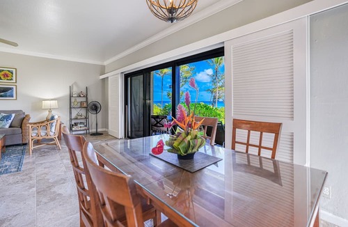 Lihue Condo | Kaha Lani Resort #119, Oceanfront, Steps to Beach, Free Wifi and Parking