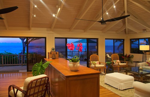Wainiha House | Beachfront Luxury Home, Panoramic Ocean Views, Walk To Tunnels Beach TVNCU-1214