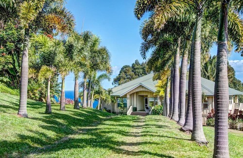 Honokaa House | Hale Luana: Private Home on 2.5 Acres w/Ocean Views, Hot Tub, & 600 sq ft Lanai