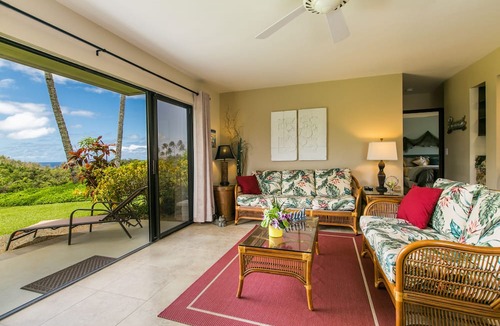 Princeville Condo | Newly Remodeled Ocean View Condo, 2 bedroom, 2 bath, No stairs!