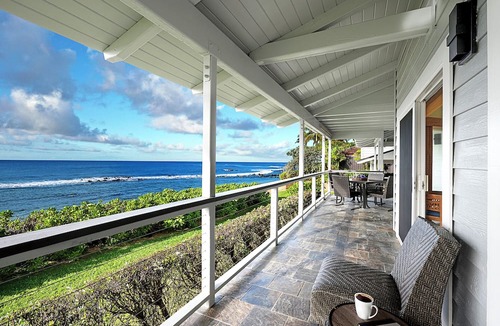Poipu House | Hale Ohe | Historic Beachfront Home with A/C + Baby Beach