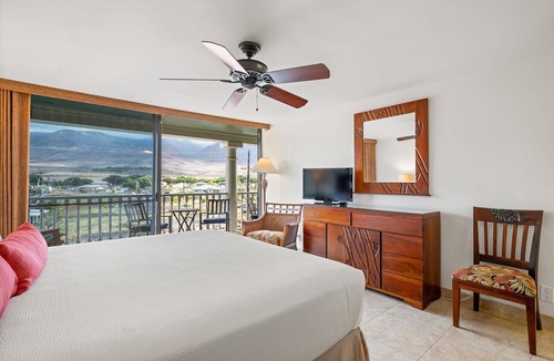 Historic Lahaina Front Street Apartment | Tranquil 1BD with Ocean & Mountain Views