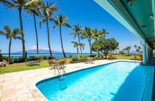 Historic Lahaina Front Street Apartment | Lahaina Shores 621 – Relaxing Oceanfront Studio