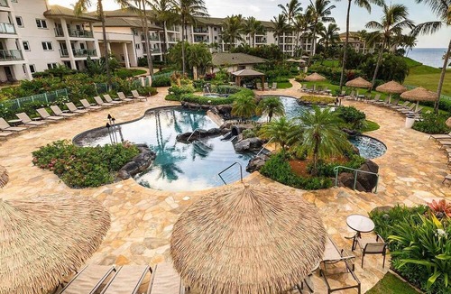 Lihue Villa | Oceanfront Marriott's Kauai Lagoons l 3-bedroom Villa