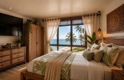 Punaluu Apartment | Wake Up to the Ocean - Beachfront Studio