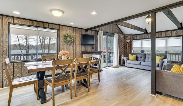 Pocono Lake Home w/Fire Pit: Walk to Ski Hill! in Pocono Lake