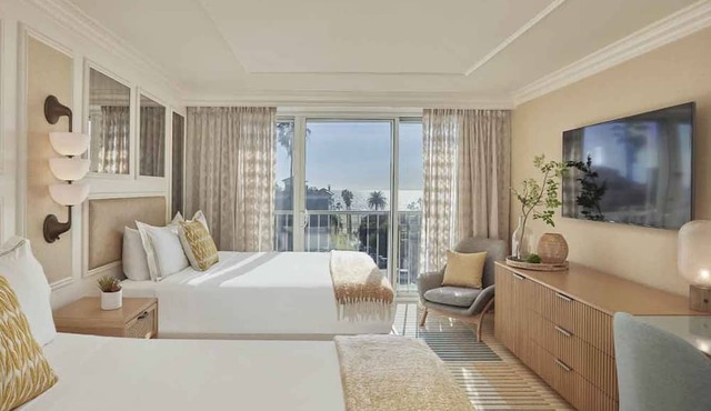 3 Partial Ocean View 2 Queen Rooms at Viceroy Santa Monica! in Santa Monica