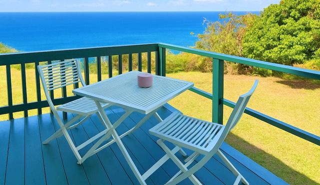 Aloha Magic Cottage Farm Stay, Rustic Farm Cottage W/180° Sunrise & Ocean Views in Papaaloa