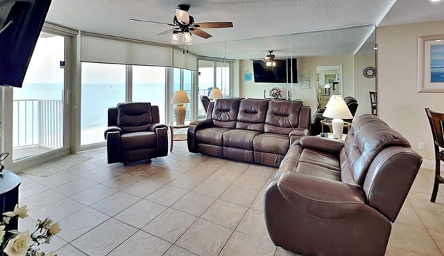 Shores Club 703 | Pet-Friendly Oceanfront Condo with Balcony, Beach + Pool Acces in Daytona Beach