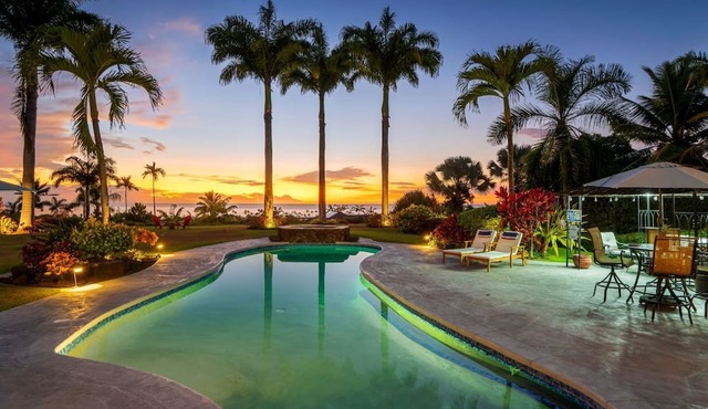 🏖️Kona Ocean View Home w/Pool + Lanai | Kahakai Estates