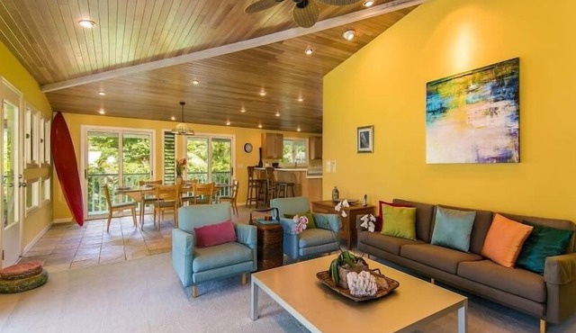 Spacious, 5 bed/3 bath, mountain view home, across from beach path! TVNC-5137