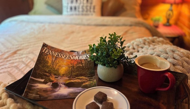 Peaceful, extremely clean Treehouse cottage 10 min. from National Park entrance in Townsend