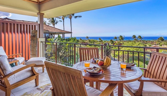 Tranquil 2BR Hainoa Villa (2907B) at Hualalai – Panoramic Ocean Views