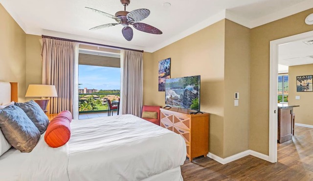 Maui Resort Rentals: Honua Kai Hokulani 736 – 7th Floor Ocean & Mountain Views w/King Size Balcony!